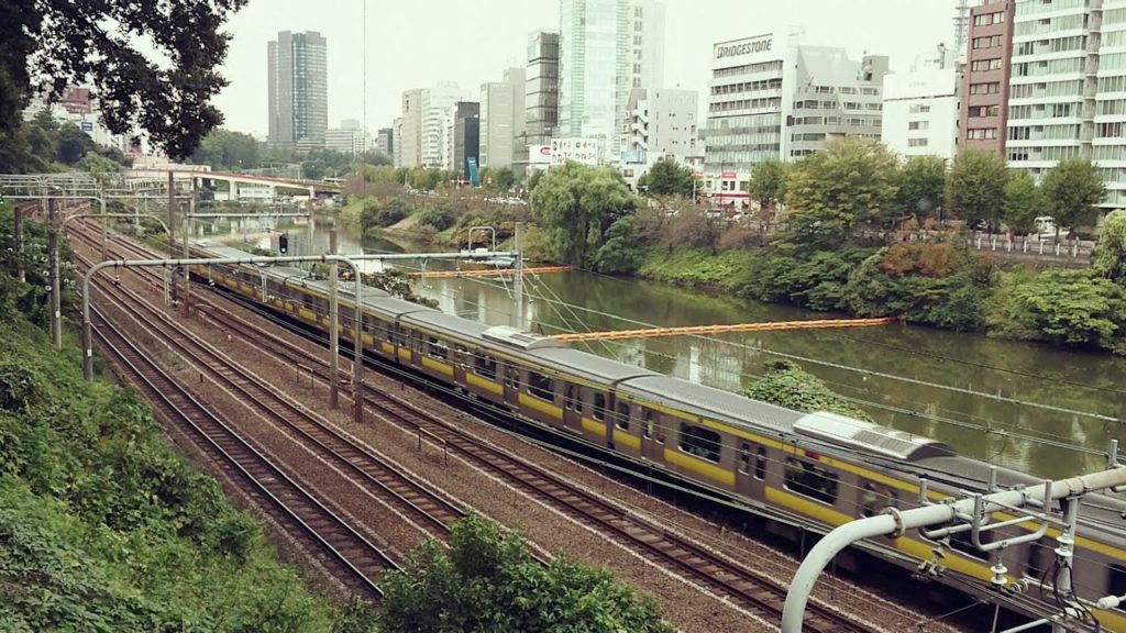 Tokyo Railway - JR Sobu Line - Daytime, Zoom H1n