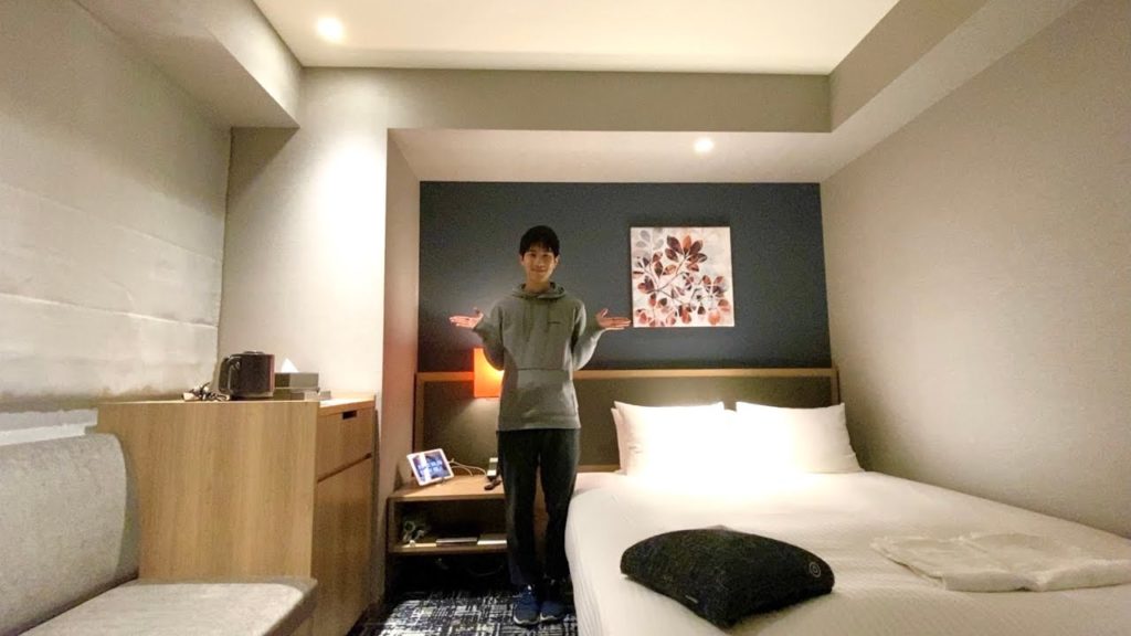 Staying at a Sophisticated Hotel Room with an Unusual Cushion | Osaka, Japan