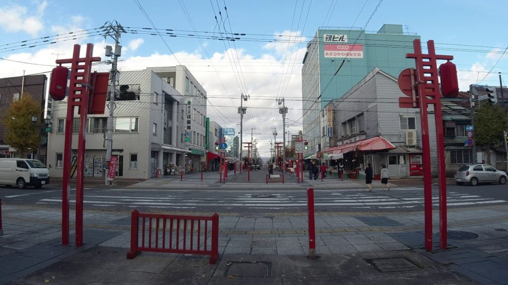 4K Virtual Walking - ASAHIKAWA GINZADORI SHOPPING STREET 旭川市の銀座通り商店街を散歩 in Hokkaido, Japan