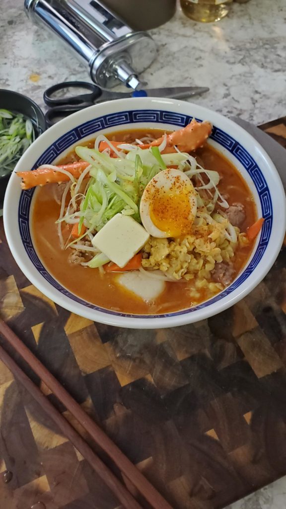 Some Homemade Sapporo-style Miso Ramen for your Sunday!
