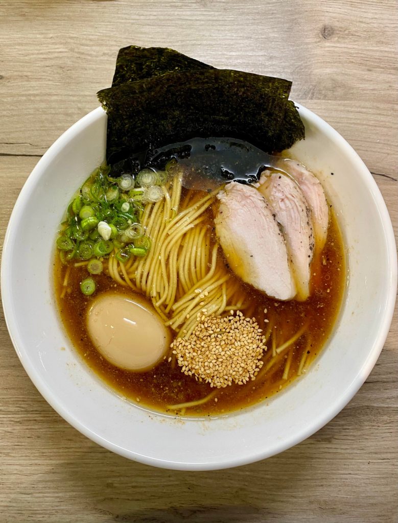 Attempt at some mushroom & truffle shoyu ramen