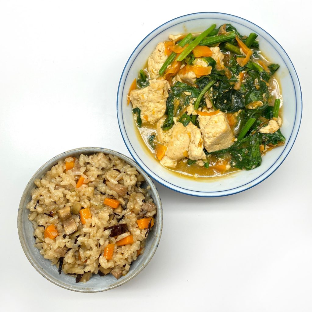 Okinawan Hōrensō Champurū and Jūshī