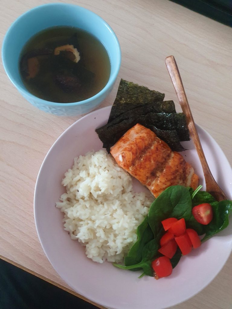 Eating breakfast the Japanese way