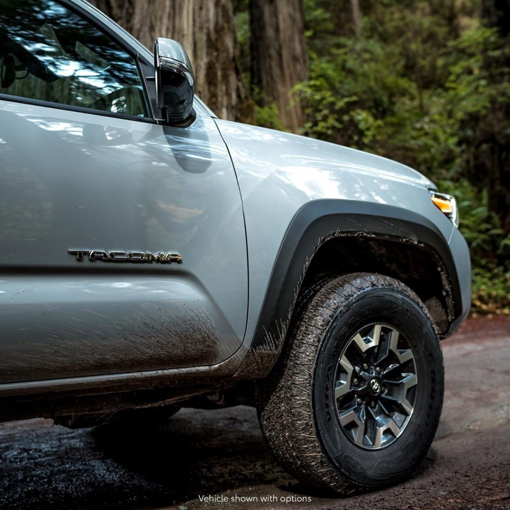Let your tires do the talking! #Tacoma #LetsGoPlaces...
