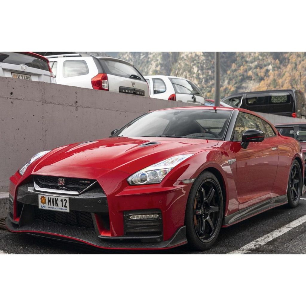 Red hot racer!  Photo  @autogespot .
.
.
.
.
Follow the Crew:  @Nissan_GTR_Lover...