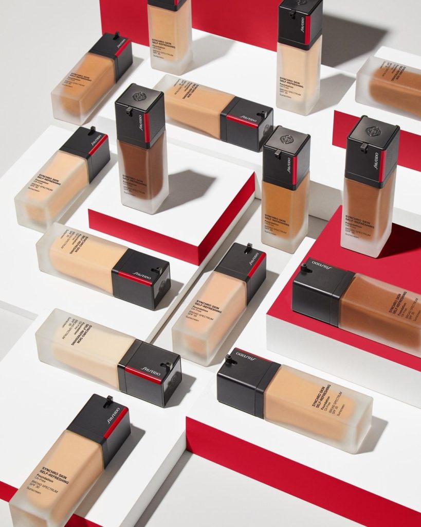 SHISEIDO: Whether you’re up against snow or sweat, Synchro Skin Self-Refreshing Foundation… Whether you’re up against snow or sweat, Synchro Skin Self-Refreshing Foundation...