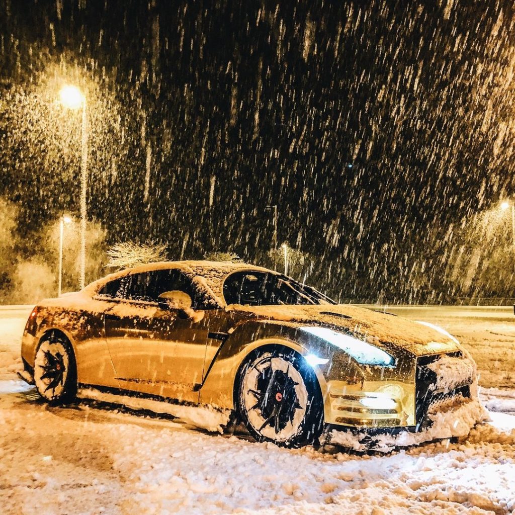 Brave the cold . #NissanGTR #Nissan #GTR #Godzilla
 @lordsajj...