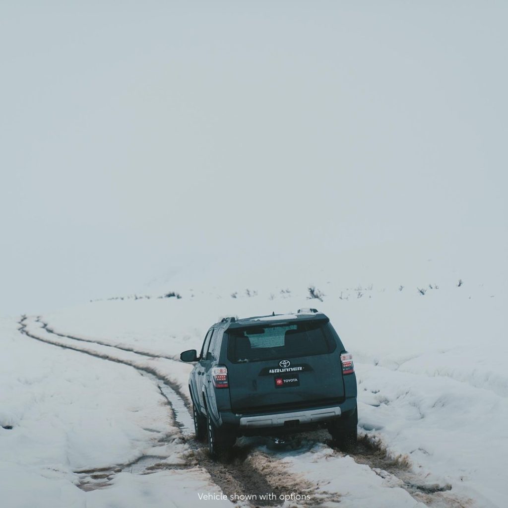 Real life snow globe.  #4Runner #TRD Off-Road #LetsGoPlaces...