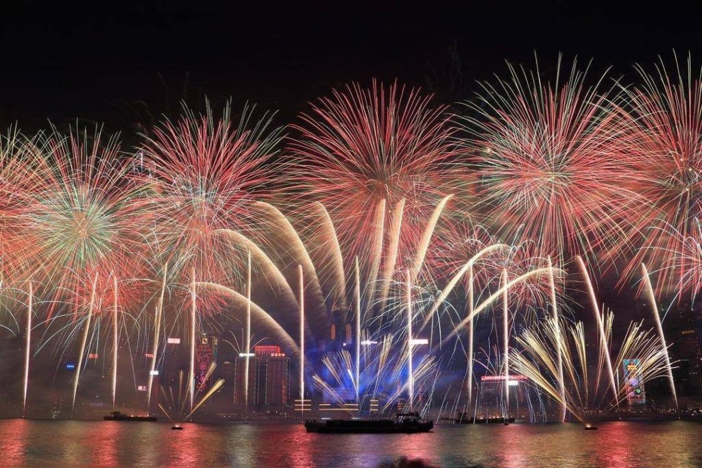 Japan Airline: Countdown fireworks usually decorate the skies at Hong Kong’s Victoria Harbour, … Countdown fireworks usually decorate the skies at Hong Kong's Victoria Harbour, ...
