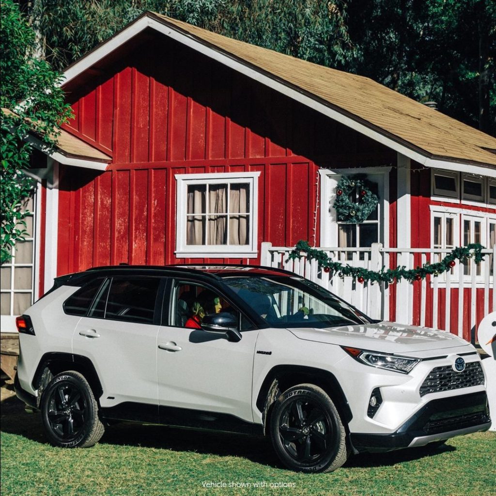 All packed up and holiday ready. #RAV4 #LetsGoPlaces...