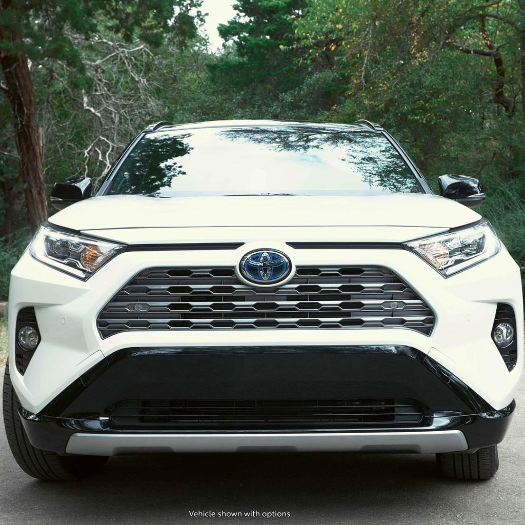 Face life head on. #RAV4 #Hybrid #LetsGoPlaces...