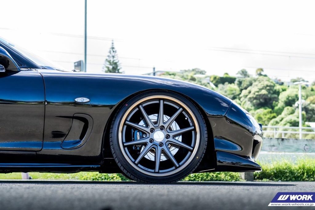@aj____nz Mazda RX7 FD on WORK Gnosis CV201. Special thank to @workwheelsnz for ...