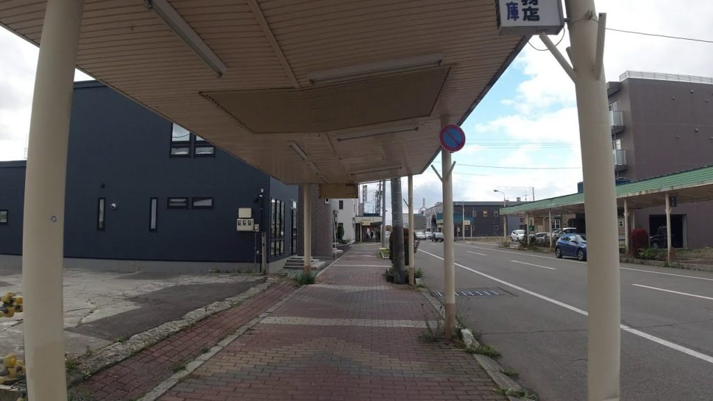 4K Virtual Walking - IWAMIZAWA 1st SHOPPING STREET 岩見沢市の1条通り商店街を散歩 in HOKKAIDO, JAPAN