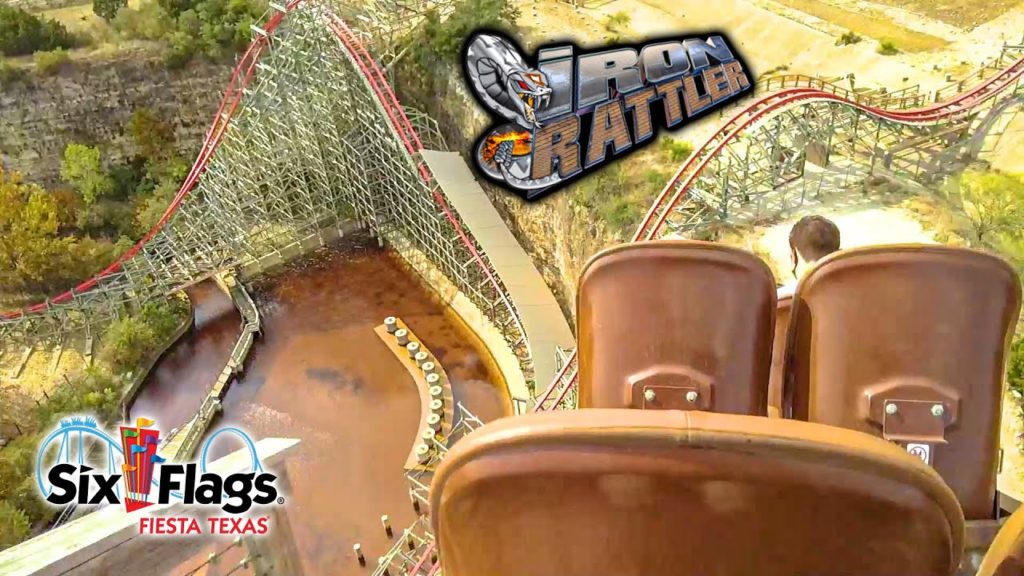 November 2020 Iron Rattler Roller Coaster On Ride HD POV Six Flags Fiesta Texas