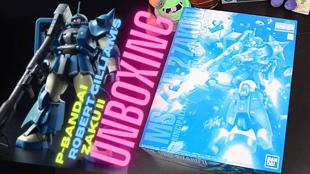 P-Bandai MG Robert Gilliam's Custom Zaku II 2.0 Gundam UNBOXING