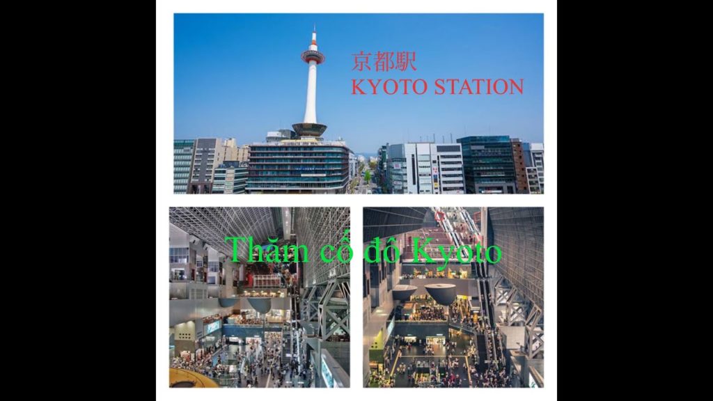 Thăm nhà ga Kyoto/Du lịch Nhật Bản/Cuộc sống tại Nhật Bản/Japan travel