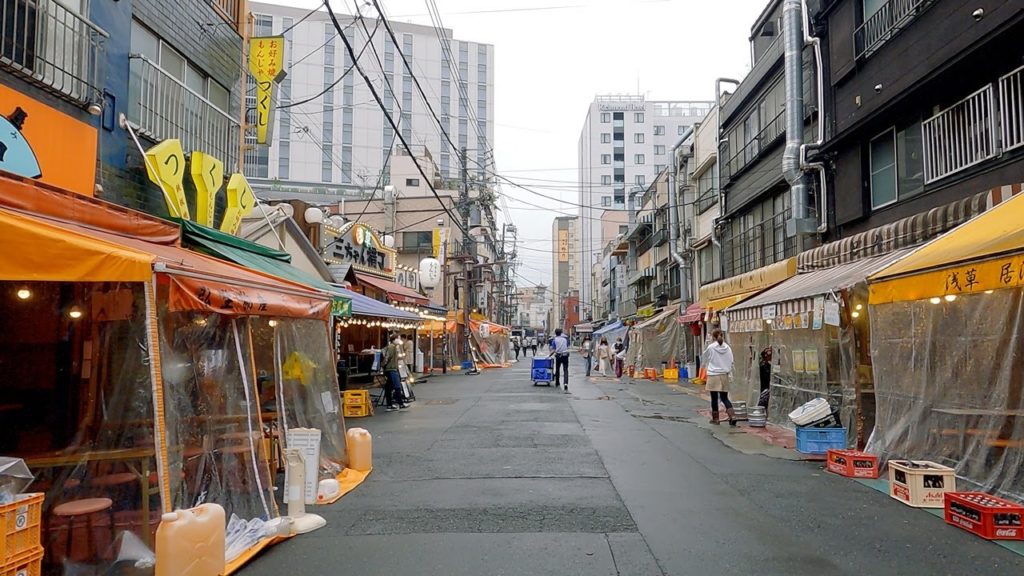 Japan Drive [4K] Tokyo Station to Asakusa | GoPro HERO 9 | Rainy Day Driving No Talking ASMR
