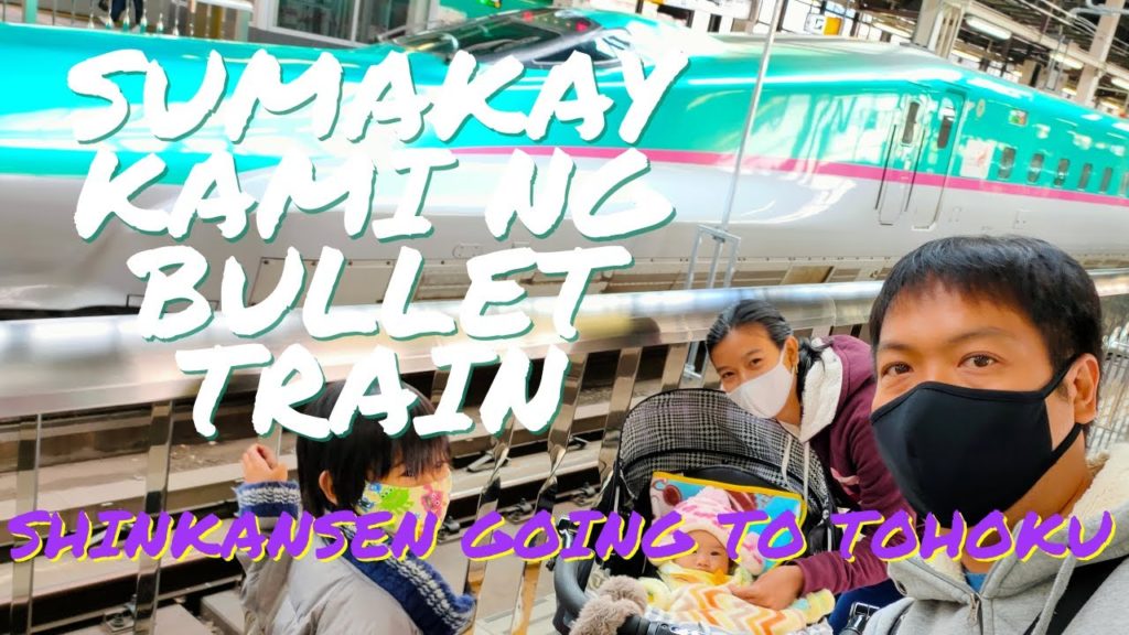 First Time Makasakay ng Bullet Train (Riding a Shinkansen) | Filipino in Japan [Travels in Japan]