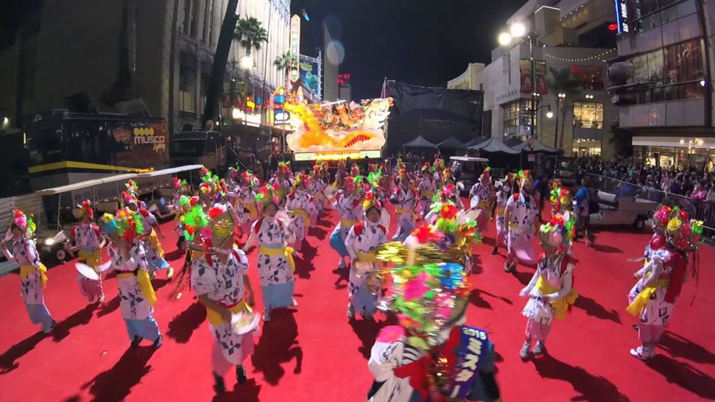 2015 Hollywood Christmas Parade - Aomori & LA Nebuta Red Carpet Part 1/3