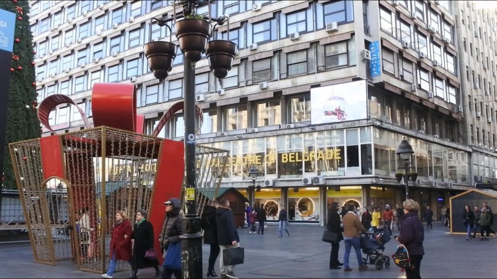 Walking around Belgrade, Serbia