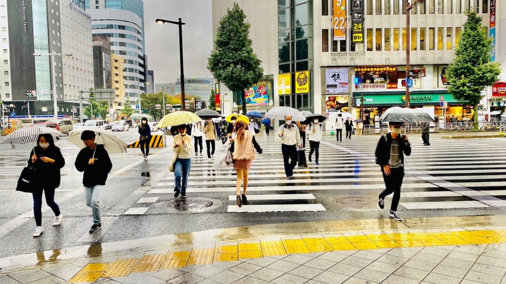 4K Rain Walk in Japan (Nagoya) – 雨の散策 4K Rain Walk in Japan (Nagoya) - 雨の散策