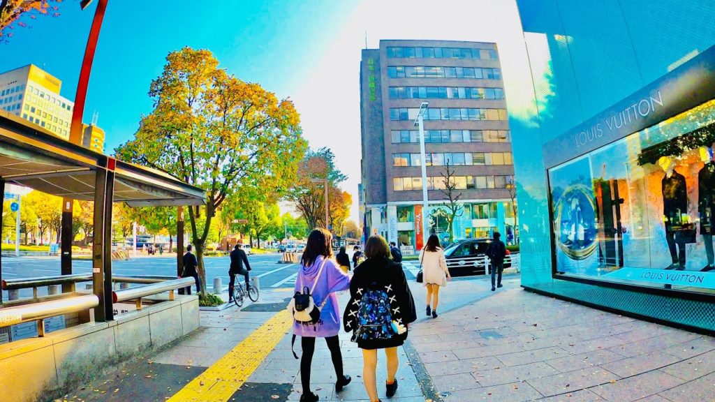【4K】Japan Walk - Nagoya Street at Morning【22/11/2020】