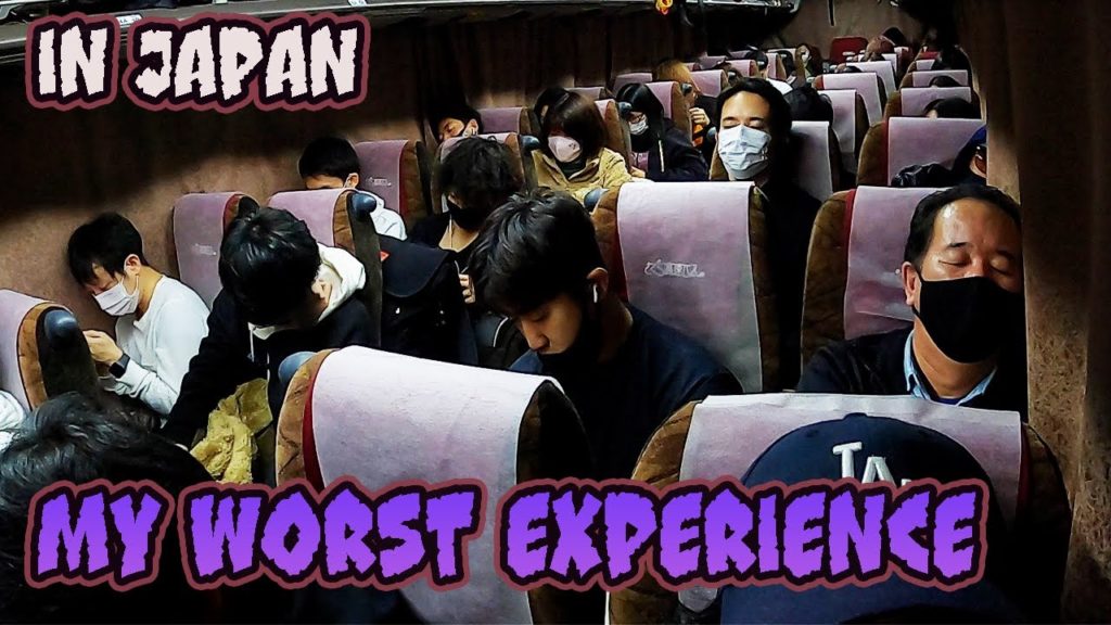Night Bus To Kyoto. It Was My Hardest Experience In Japan.【Cheapest Way To Go Kyoto From Tokyo】