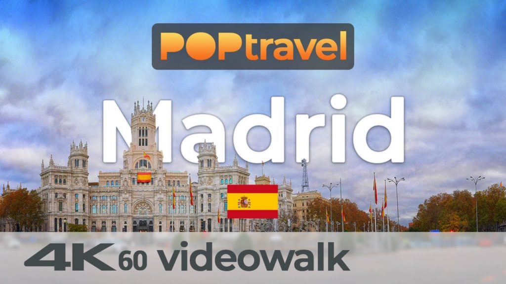 Walking in MADRID / Spain 🇪🇸- Winter tour around Puerta del Sol - 4K 60fps (UHD)