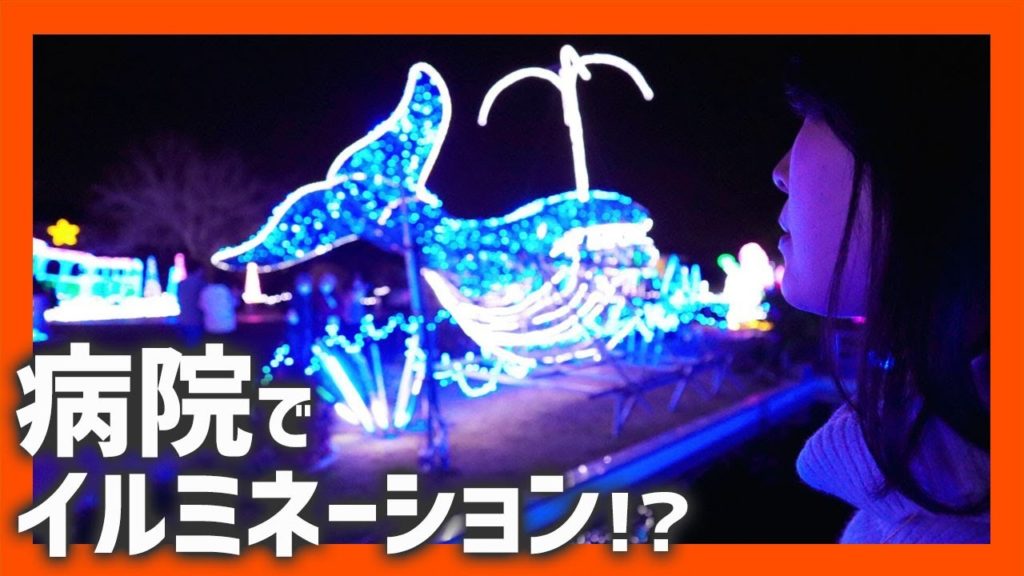 熊本市内でイルミネーションを楽しめる！桜十字病院から綺麗なクリスマスイルミネーションをお届け！！【熊本観光】