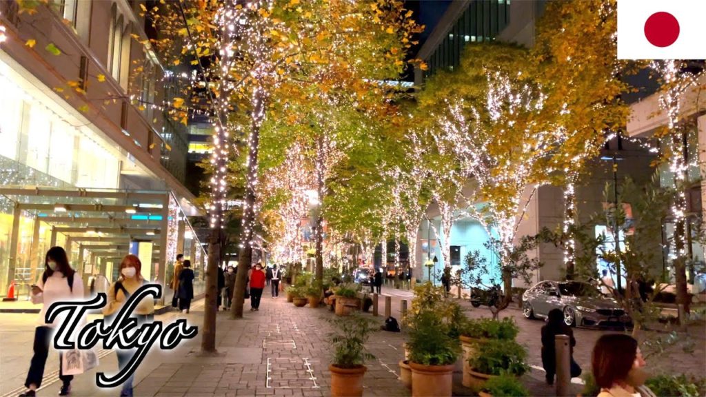 🇯🇵🎄Tokyo Christmas Walk 2020 - Tokyo Station to Marunouchi | 東京駅 | 丸の内 -【4K 60fps】