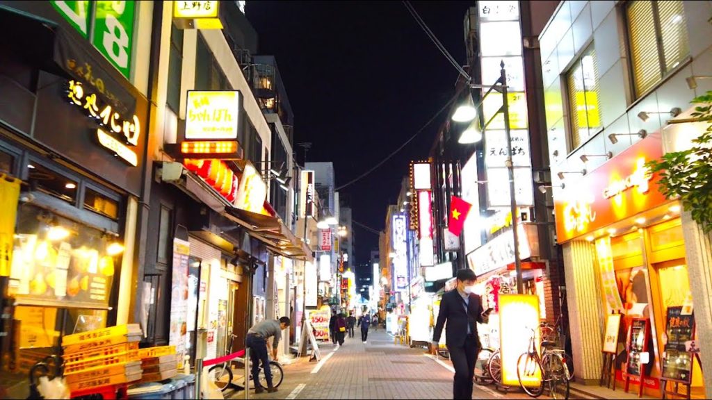 [4K] Japan Night Walk Tokyo:Ueno 上野 (October,2020)