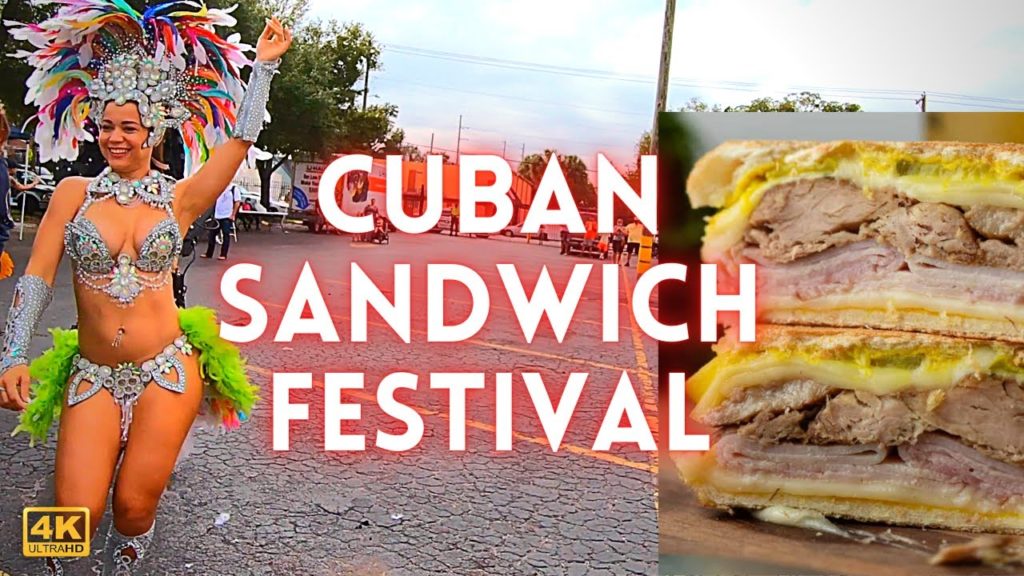 Cuban Sandwich Street Food Latin Festival Florida Tasty 4k Video Recipe