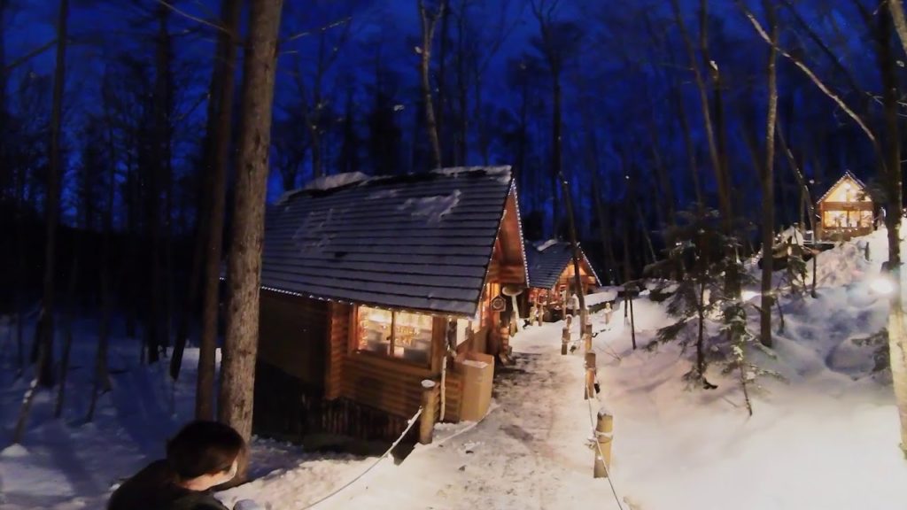 【360VR】Furano-Ningle Terrace-富良野ニングルテラス-Hokkaido [Winter tourist destination]北海道【冬の観光地】