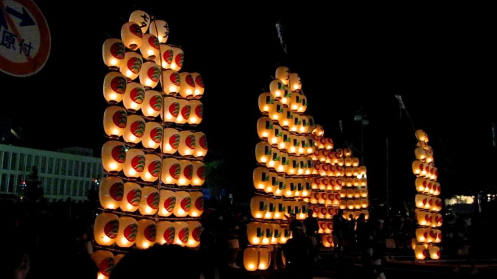 AKITA KANTO (Lantern) Festival Evening performance