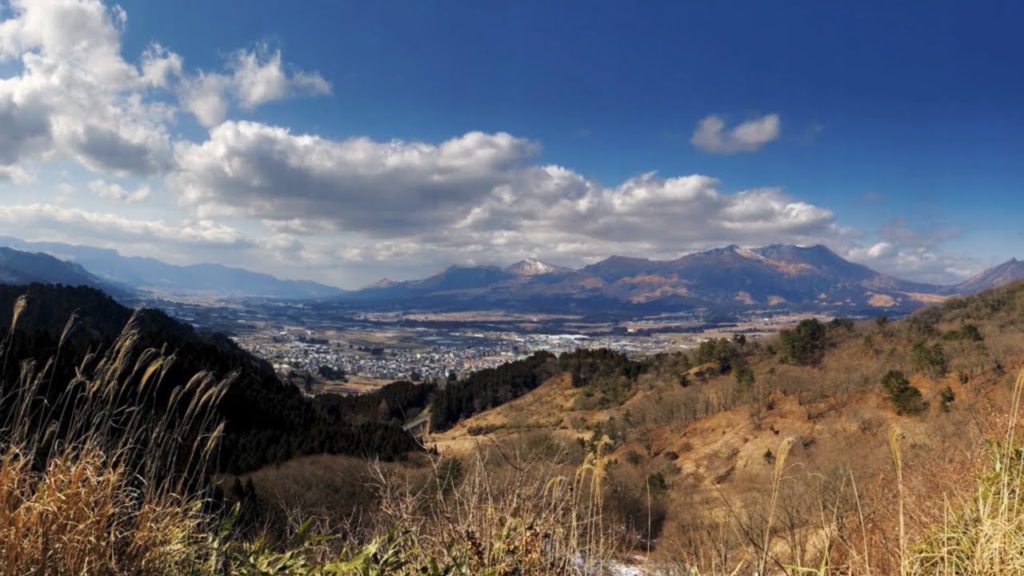 阿蘇山 高森 草部吉見神社 ドローン空撮映像 ドライブ ツーリング Aerial drone video in Kusakabe Yoshimi Shrine