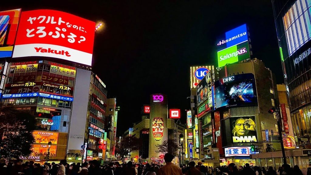 Walking in Tokyo Shibuya at night of 2020 【渋谷駅周辺】
