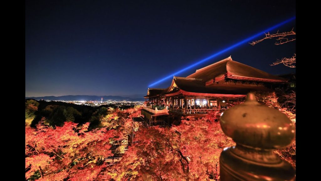 JG☆☆☆☆☆8K HDR 京都 清水寺の紅葉 夕方から夜の絶景をゆっくり味わう Kyoto,Kiyomizudera in Autumn, Dramatic Evening in Detail