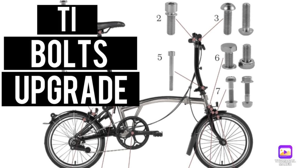 Brompton Titanium bolts upgrade