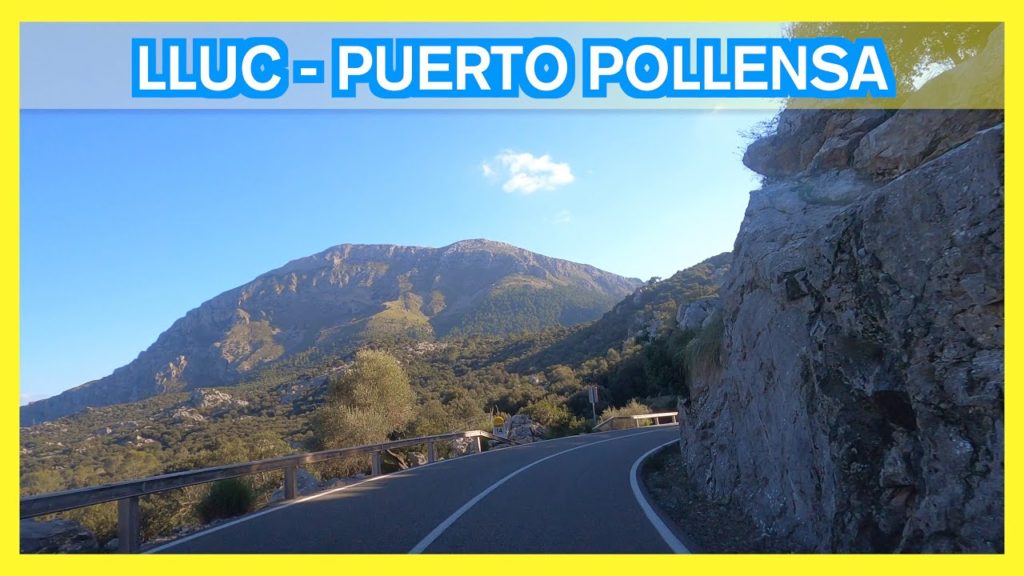 Driving from Lluc to Puerto Pollensa 🇪🇸 Mallorca Spain scenic drive in 4K