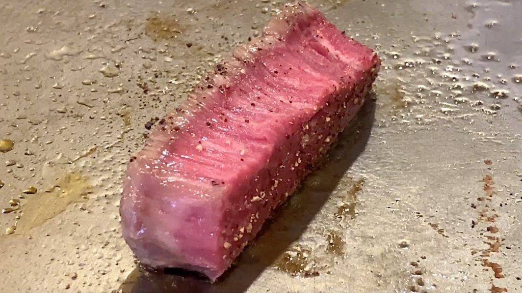 Kuroge Wagyu Teppanyaki in Kyoto 鉄板焼き ステーキ 一郎 京都
