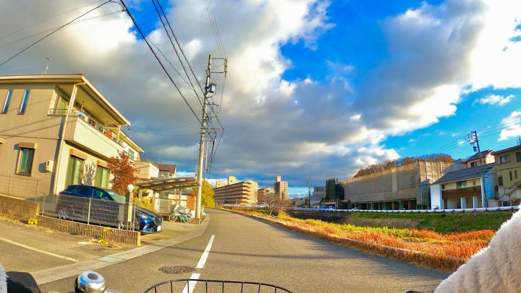 【4K】Japan Cycling Tour - Bike Ride Through Japanese Neighborhood in Suburb Nagoya