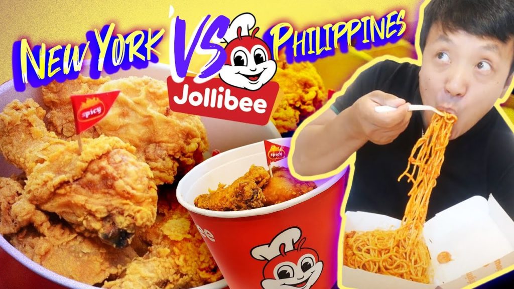 Eating ENTIRE JOLLIBEE MENU! JOLLIBEE New York VS. Philippines FOOD REVIEW Eating ENTIRE JOLLIBEE MENU! JOLLIBEE New York VS. Philippines FOOD REVIEW
