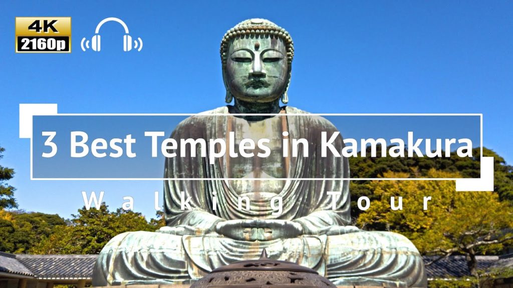 [4K/Binaural Audio] 3 Best Templs in Kamakura Walking Tour - Kanagawa Japan