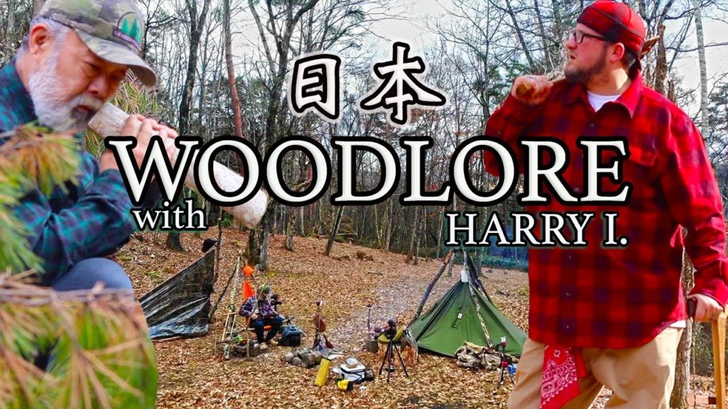 Japan Wild Camping — Bushcraft Woodlore at Ichinose Kogen in Yamanashi with Harry I.
