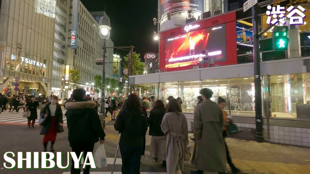 【4K】Walk Shibuya To Omotesando at night | 夜の渋谷〜表参道 | Cat Street | キャットストリート