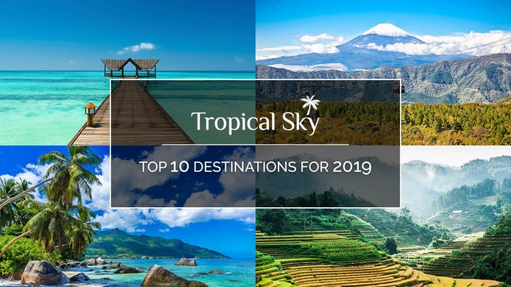 Top 10 holiday destinations for 2019