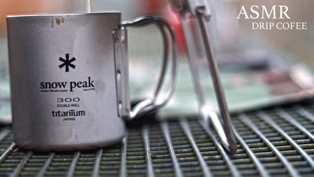 Outdoor Drip Coffee Set-up with Snow Peak, Kalita Wave, Highmount Table | Japan Camping Gear