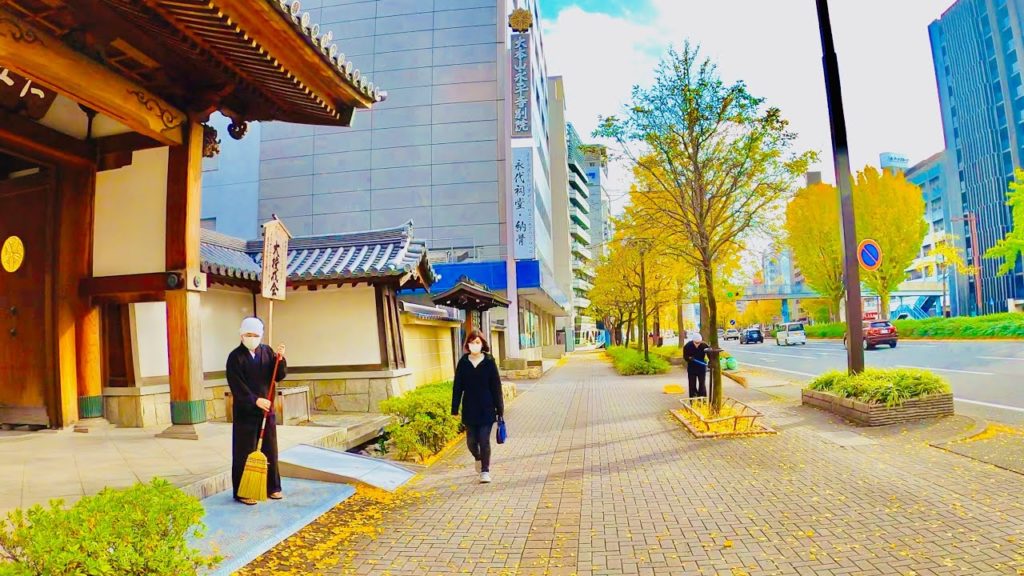 【4K】Japan Walk - Relaxing Morning Walk in Nagoya
