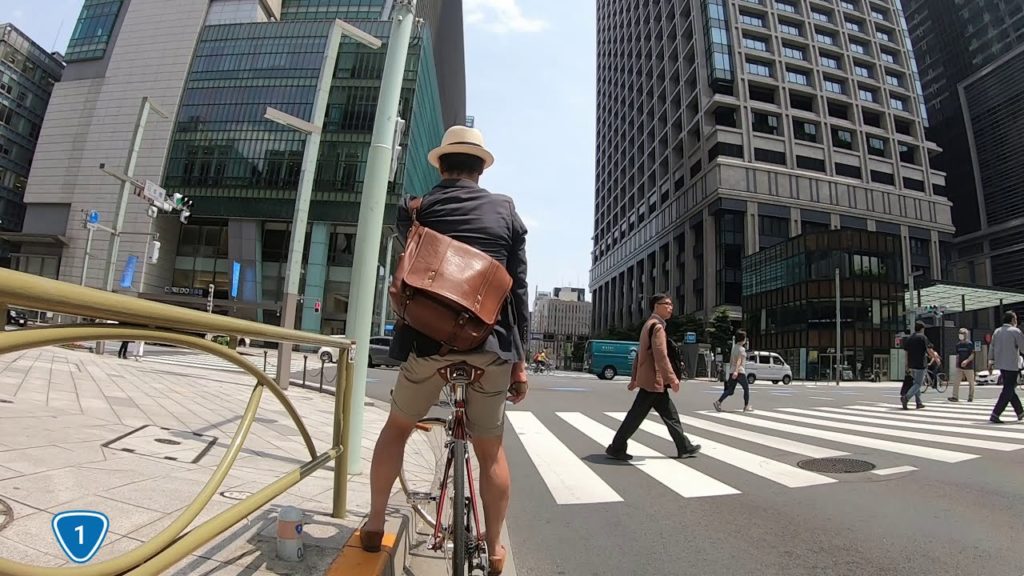 東京駅～浅草雷門サイクリング　Cycling Tokyo station to Ryougoku,  Asakusa Kaminarimon Tokyo, Japan