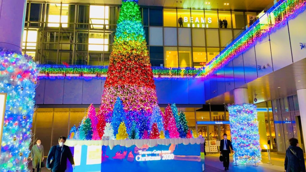【4K】Japan Night Walking Tour – Christmas in Nagoya Station【2020】 【4K】Japan Night Walking Tour - Christmas in Nagoya Station【2020】